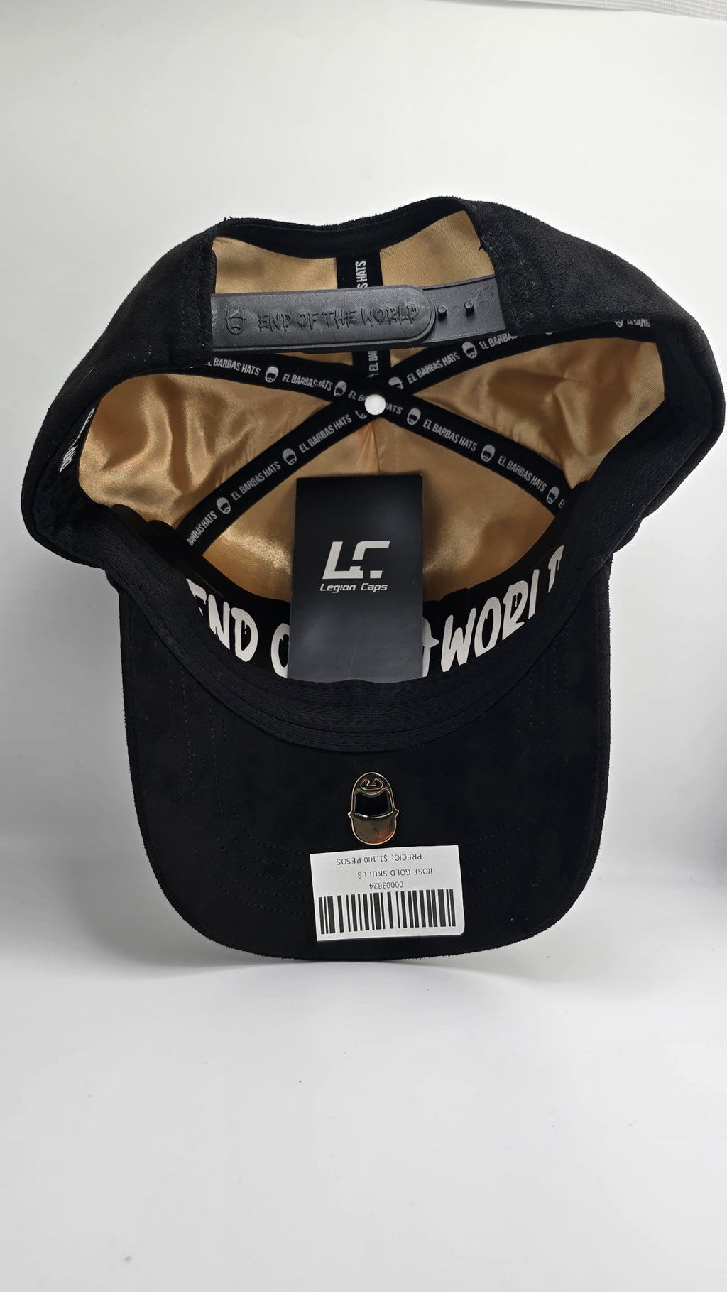 Rose Gold Skulls (BARBAS HATS)